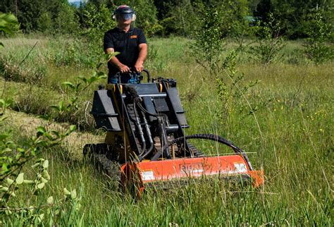 mower attachment for skid steer